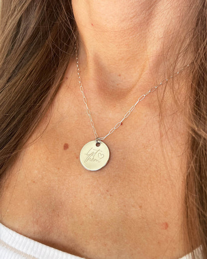 Let Them Necklace (Silver)