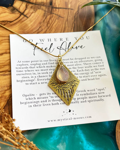 Go Where You Feel Alive Necklace