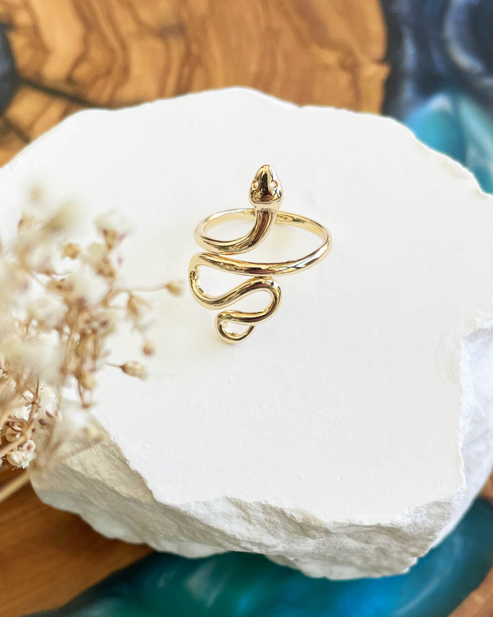 Rebirth & Transformation Ring (Gold) – Sacred Flow Studios