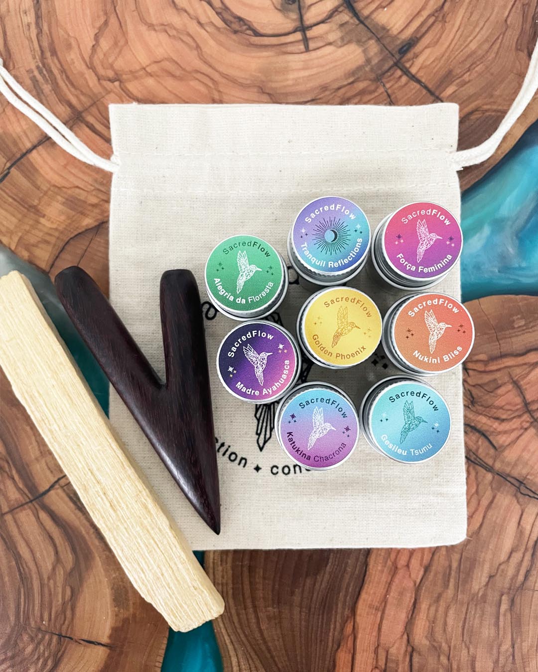 Hapé Starter Kit | 8 Hapés w/Kuripe