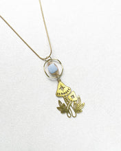 Load image into Gallery viewer, Wisdom Through Funghi - Blue Lace Agate Necklace
