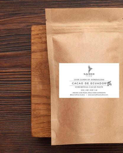 Organic Ceremonial Cacao de Ecuador *NEW
