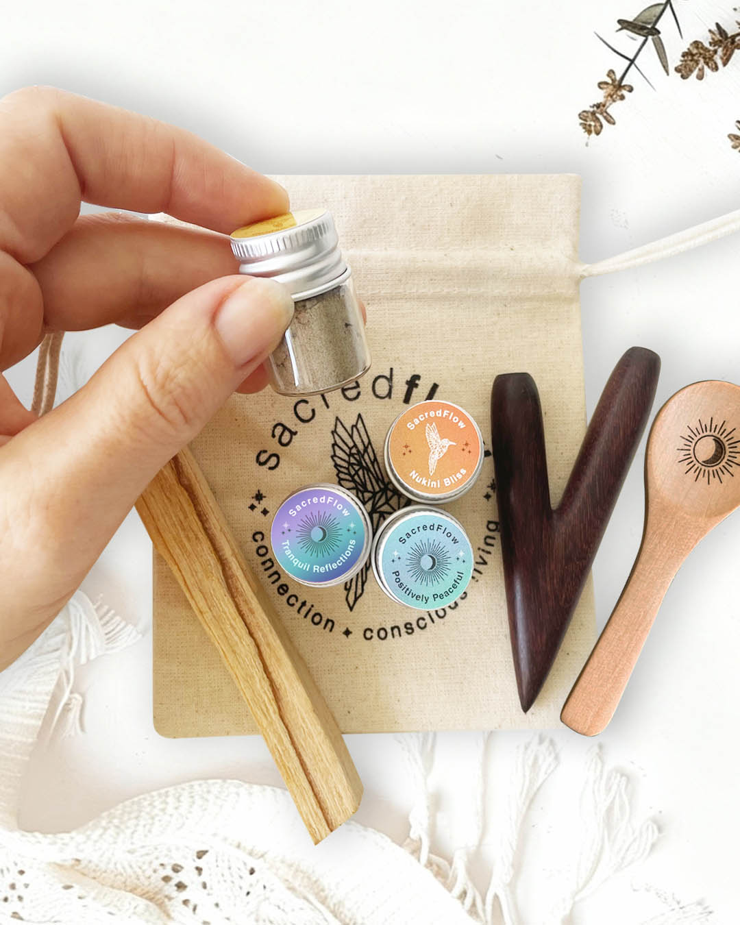 *NEW Hapé Discovery Starter Kit | 4 Hapés w/Kuripe + Spoon