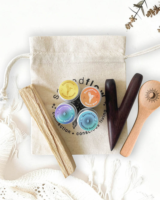 *NEW Hapé Discovery Starter Kit | 4 Hapés w/Kuripe + Spoon