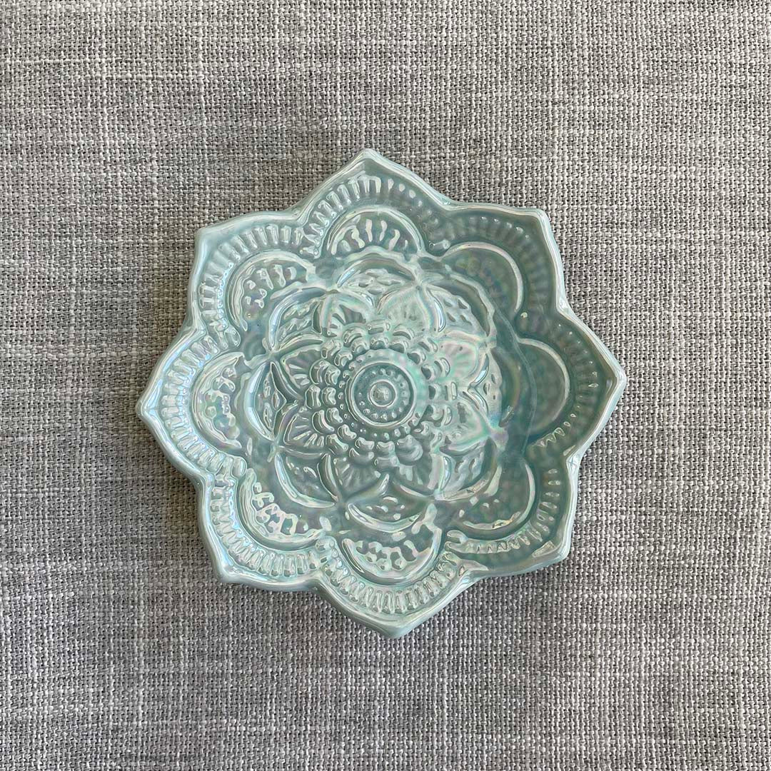 Lotus Smudge Plate